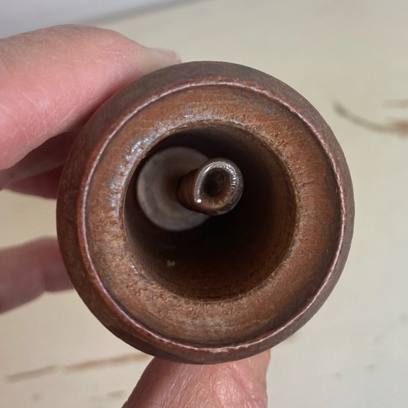 Vintage French Double Treen Wood Corkscrew, Turned Wood Tire Bouchon, Barware - Picture 4 of 7